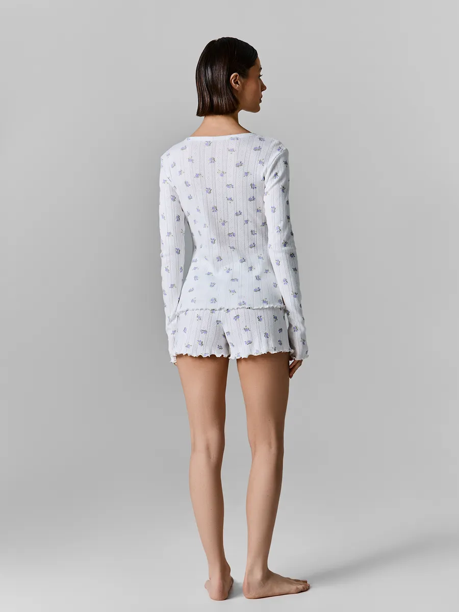 Пижама Mark Formelle (Марк Формэль) 592614/цветы на белом1 - фото 4