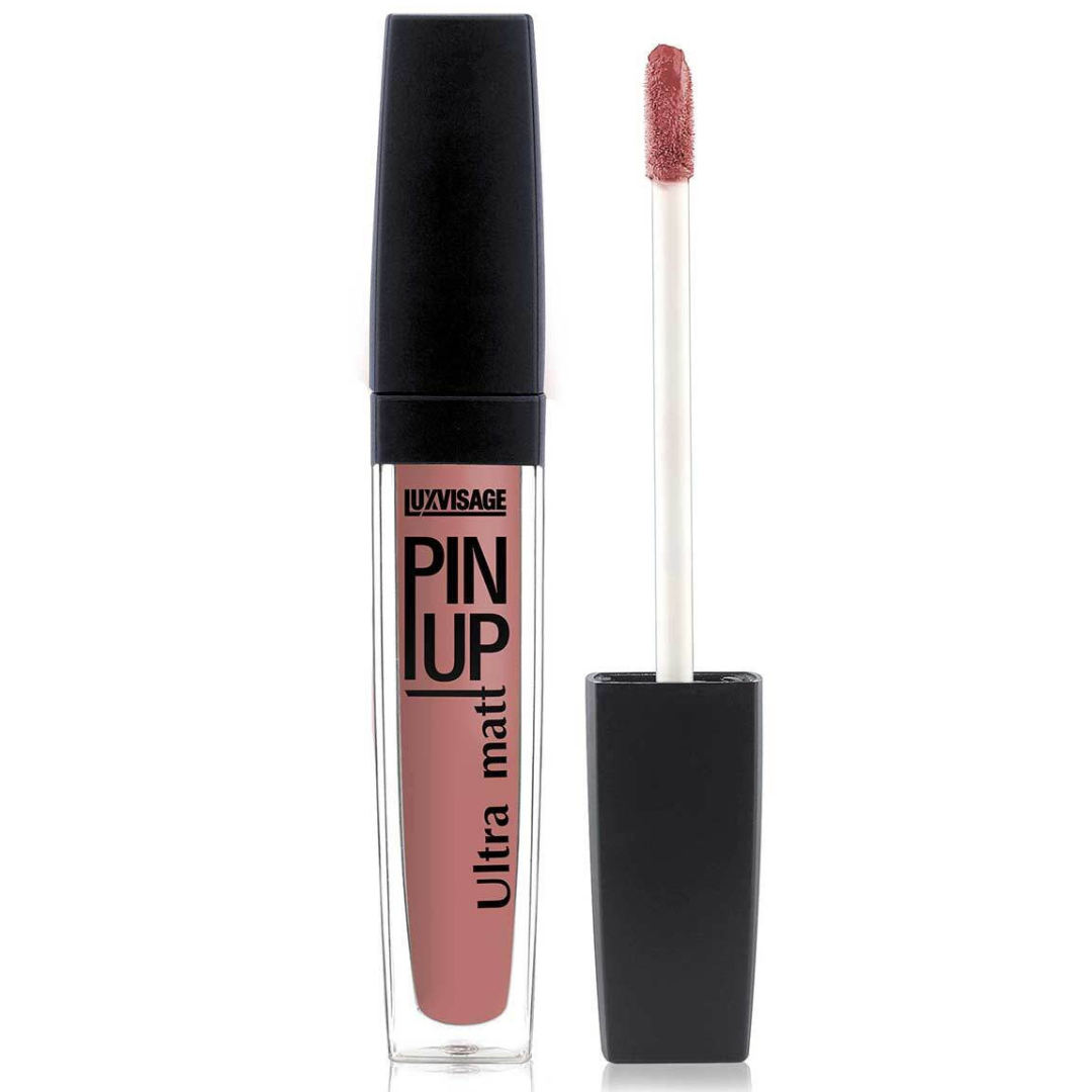 Блеск для губ матовый Luxvisage PIN UP Ultra Matt тон 18 Cream PraLine - фото 2