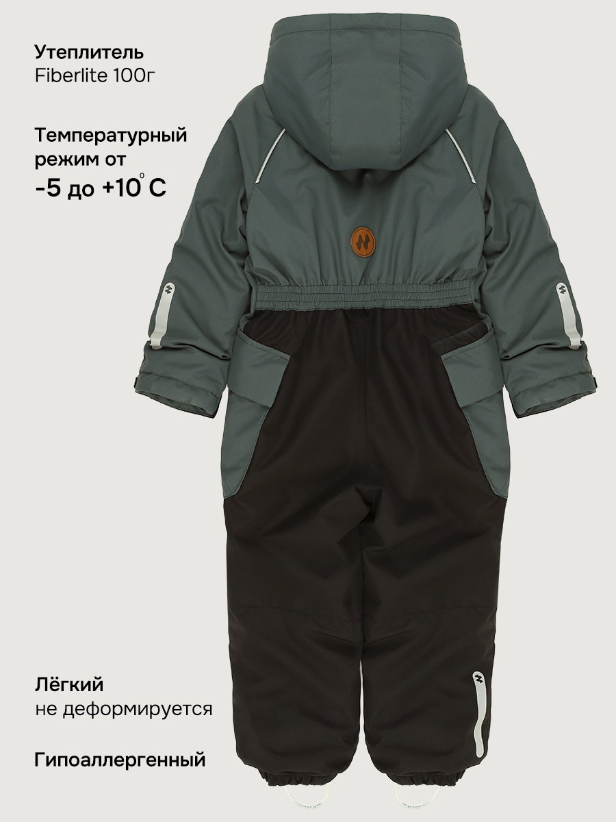 Комбинезон NIKASTYLE 8м1726 мох/черный - фото 8