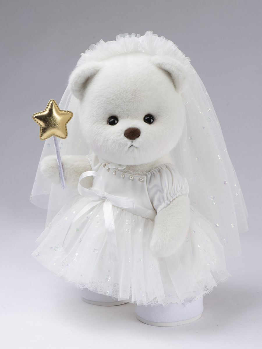 Мягкая игрушка TeddyTales Медведь Невеста Астронавта M - фото 1