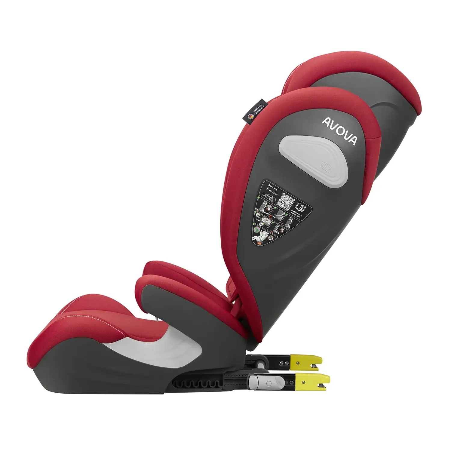 Автокресло Avova Sora-Fix Isofix 2/3 (15-36 кг) красный - фото 9