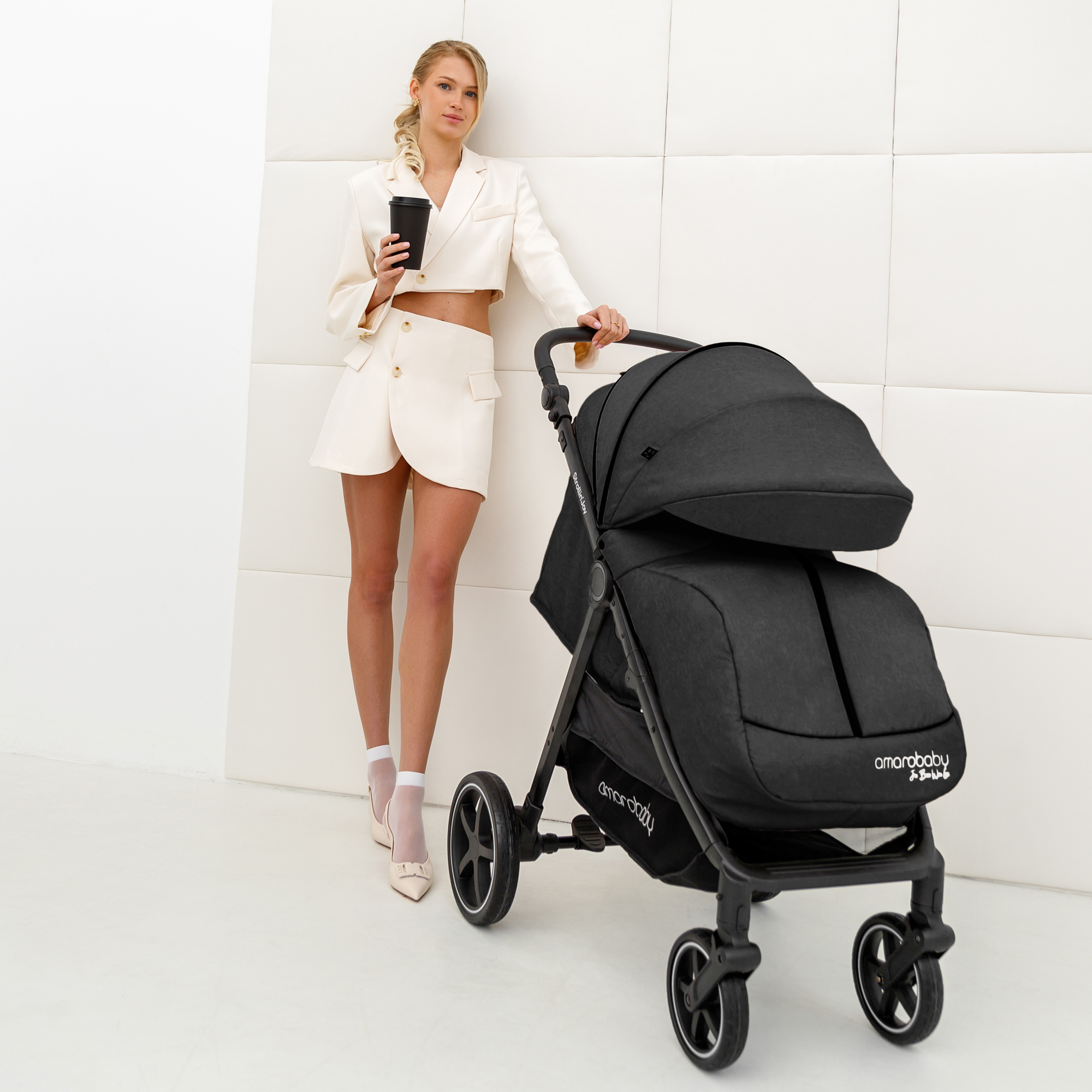 Коляска прогулочная Amarobaby Strollin Joy - фото 25