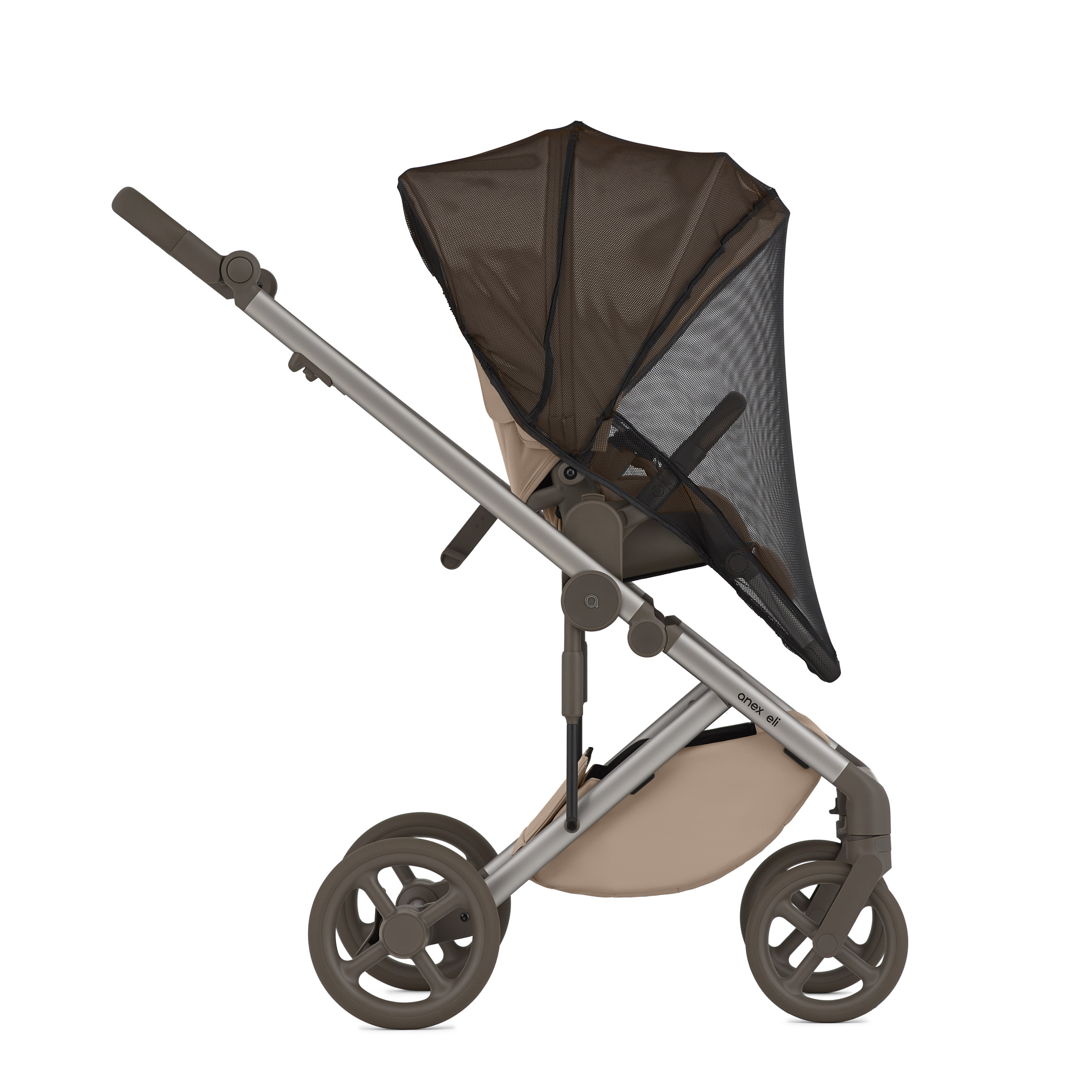 Коляска 2в1 Anex Eli бежевый - фото 9
