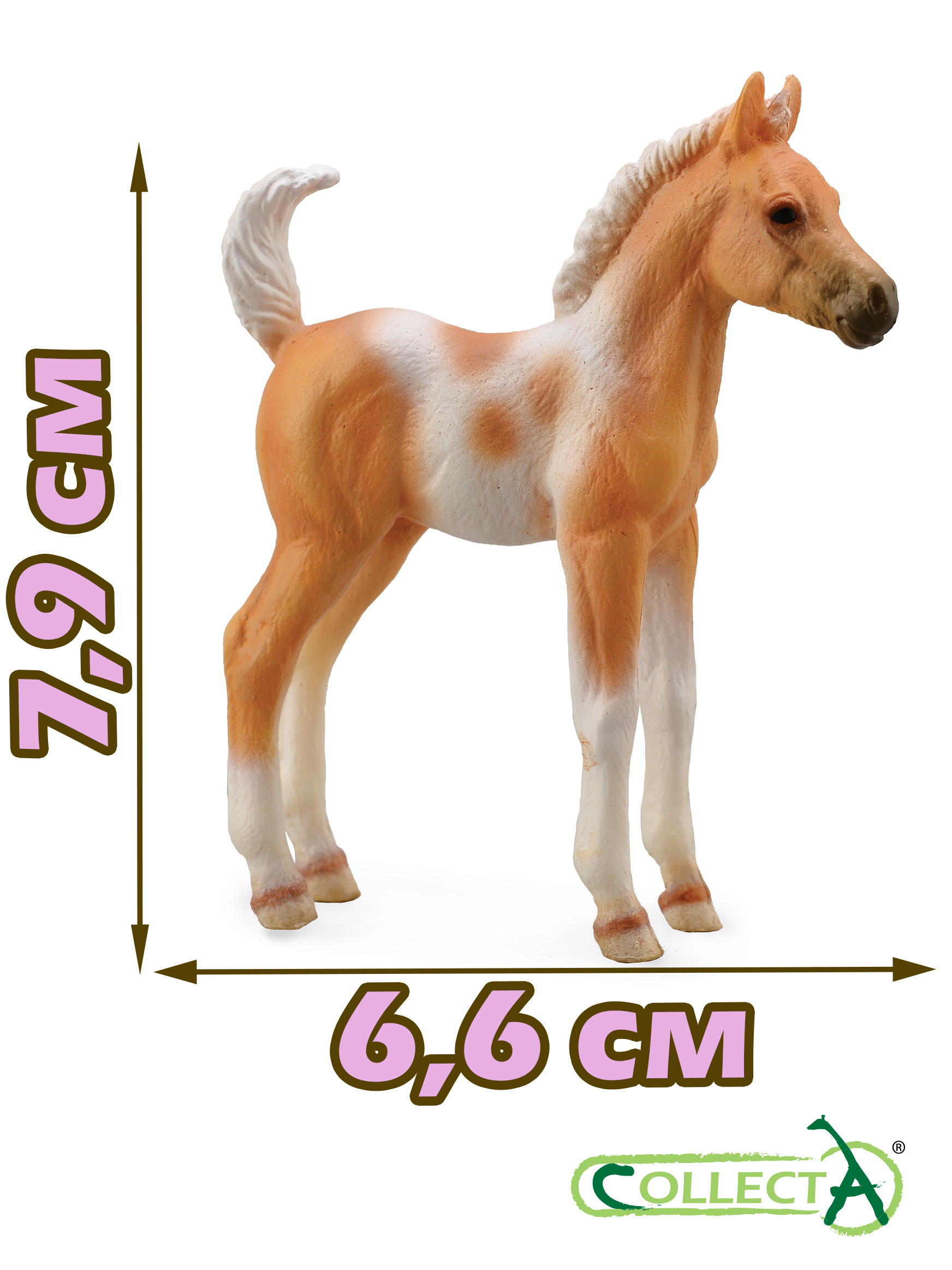 Фигурка Collecta Жеребёнок Пинто Паломино - фото 2