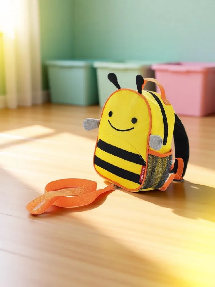 Рюкзак дошкольный Skip Hop с поводком Пчёлка Бруклин - фото 1