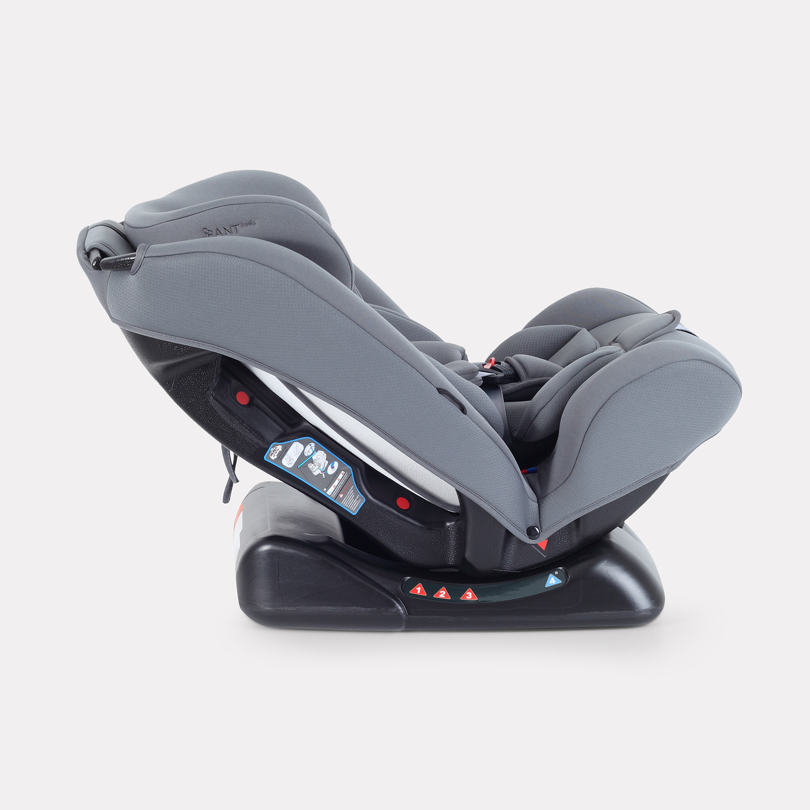 Автокресло Rant Basic Unity next 0+/1/2/3 (0-36 кг) серый - фото 6