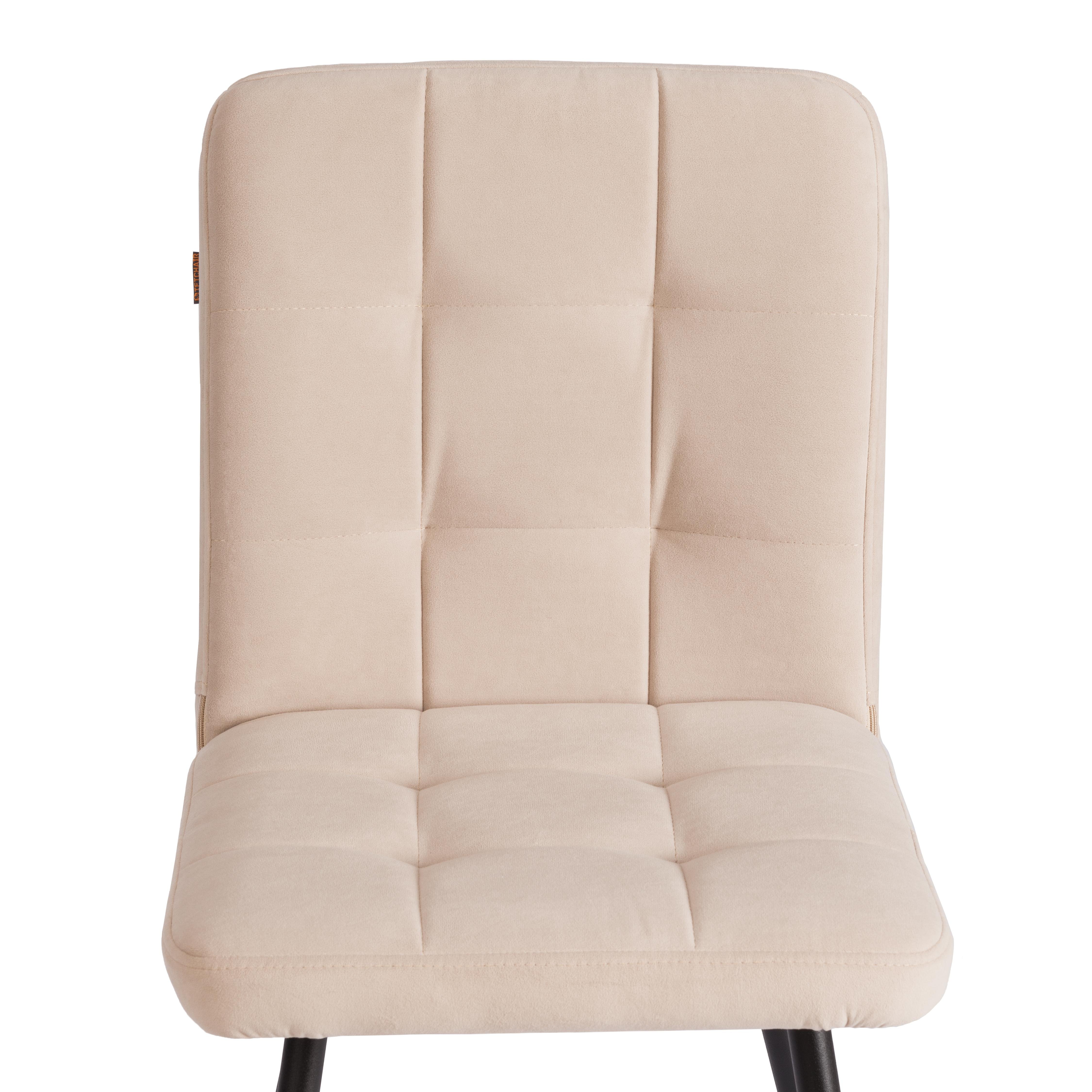 Стул TETCHAIR Medeo LT велюр, бежевый 2 шт. - фото 17
