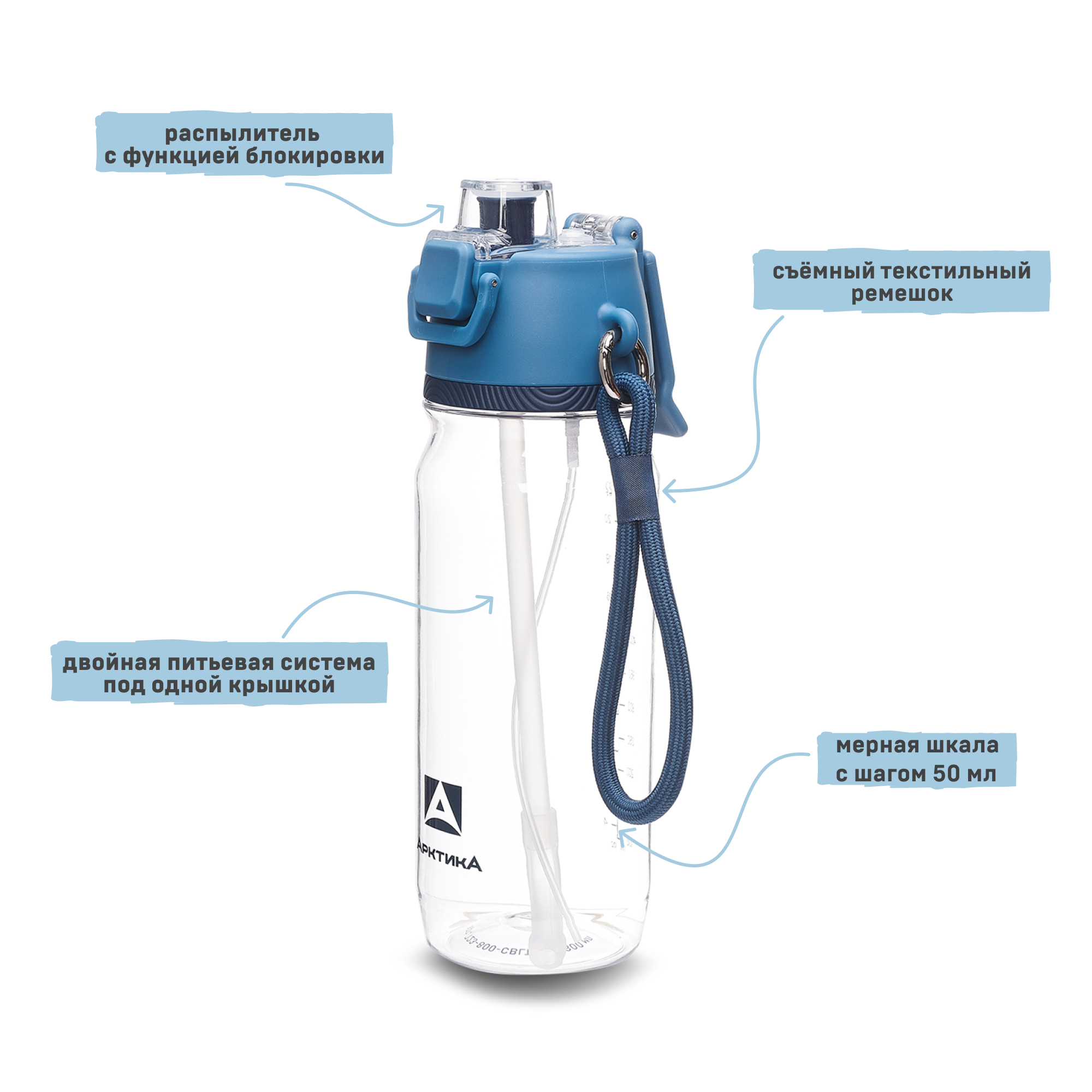 Бутылка Арктика 723 800 мл - фото 3