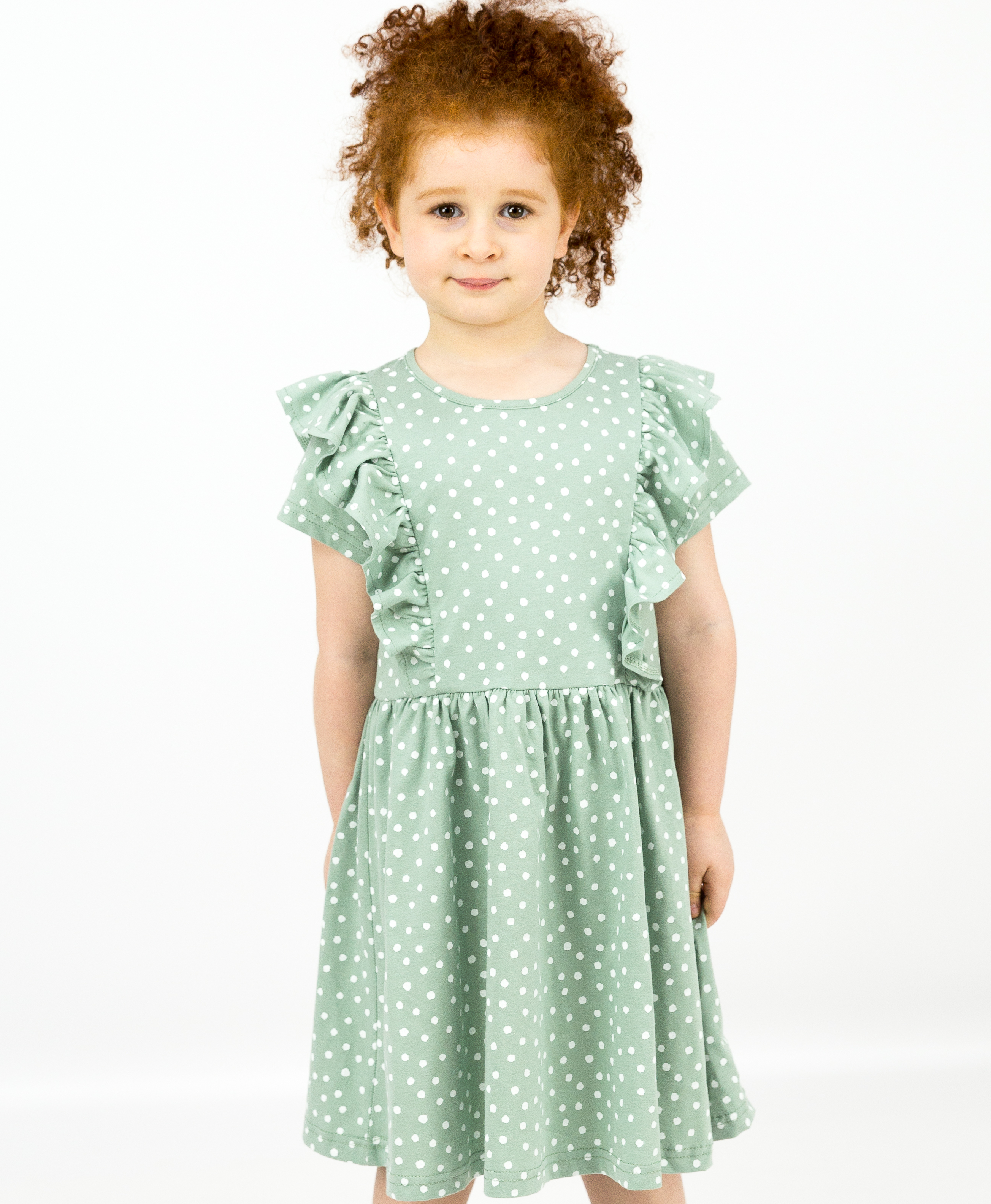 Платье Baby boom С176/2-К Snowbal полынь - фото 1