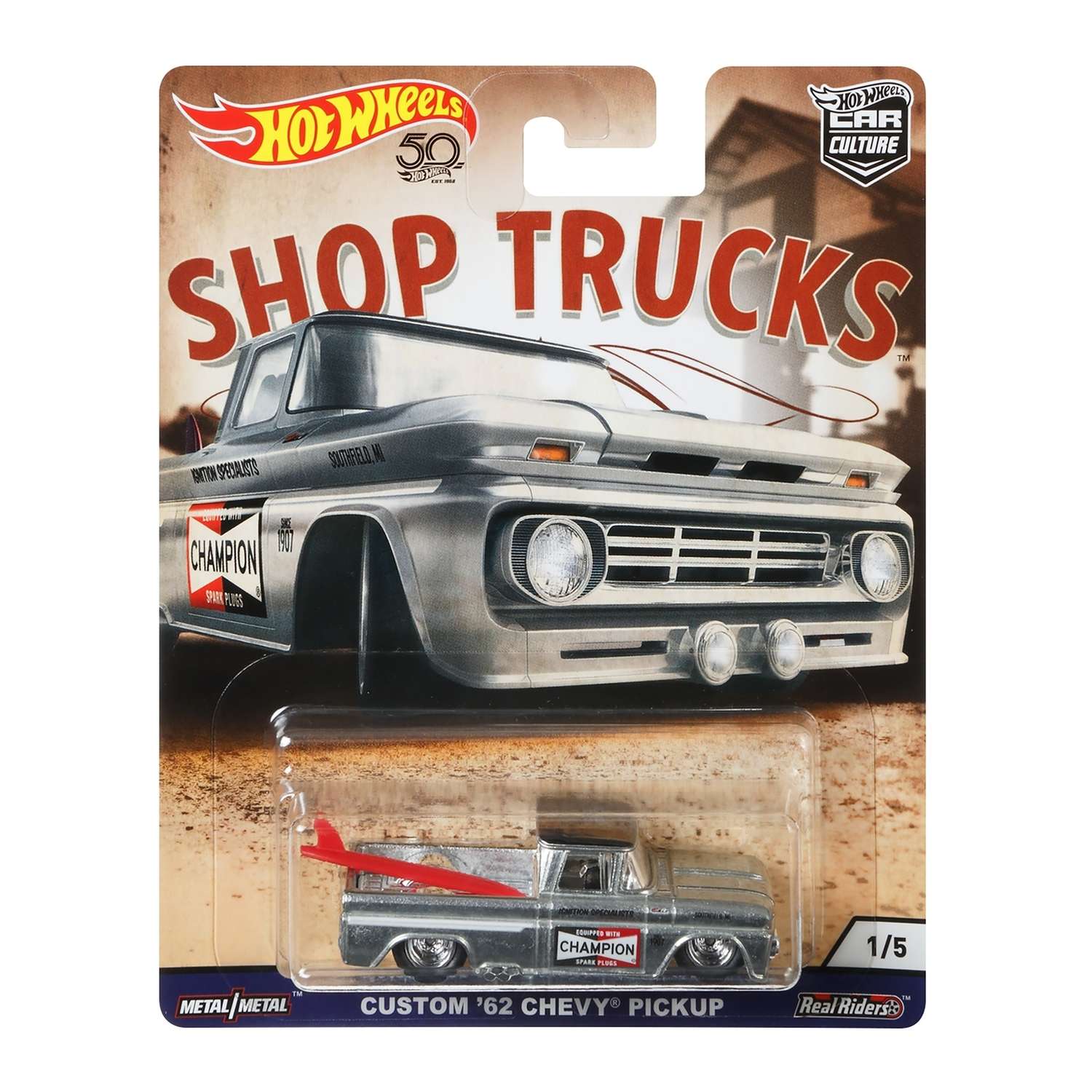 Автомобиль Hot Wheels Chevrolet 1:64 FPY86 - фото 2