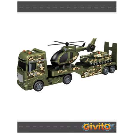 Автовоз Givito Военный транспортер