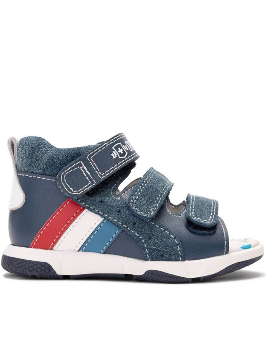 Сандалии ORTMANN kids 7.42-Oklend-синий/белый/красный - фото 3