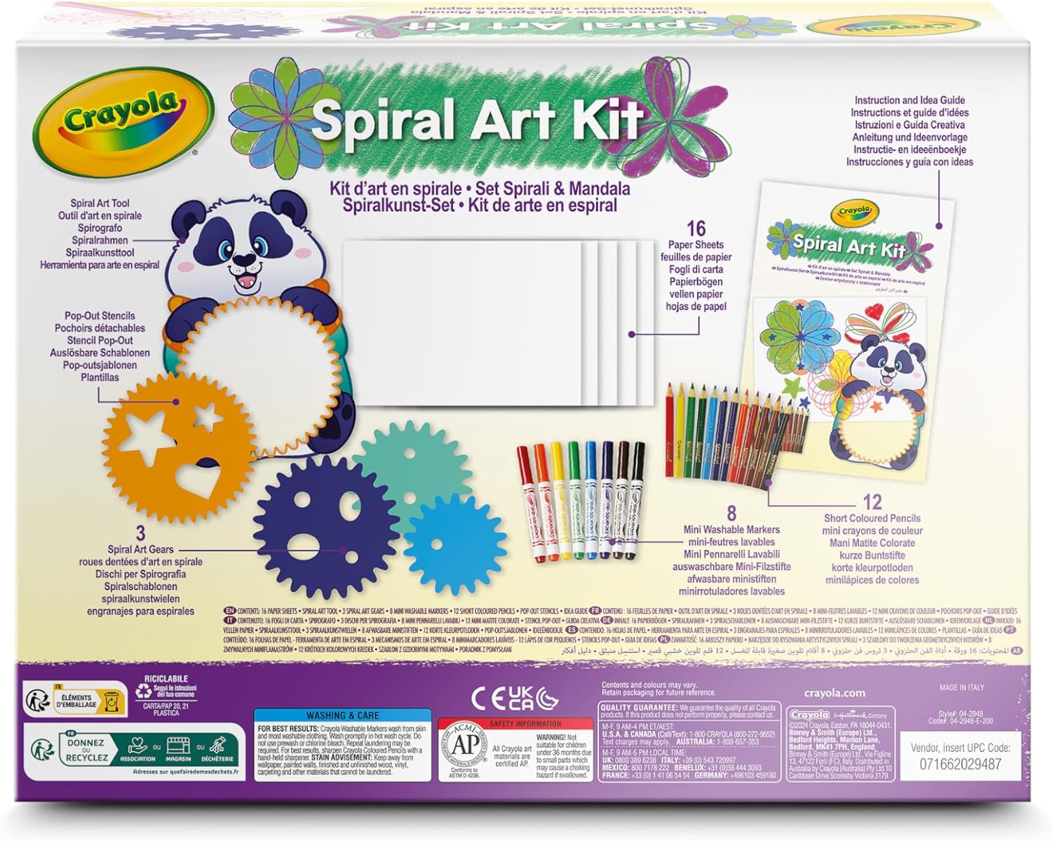 Творческий набор с трафаретами Crayola Рисуем мандалы - фото 3