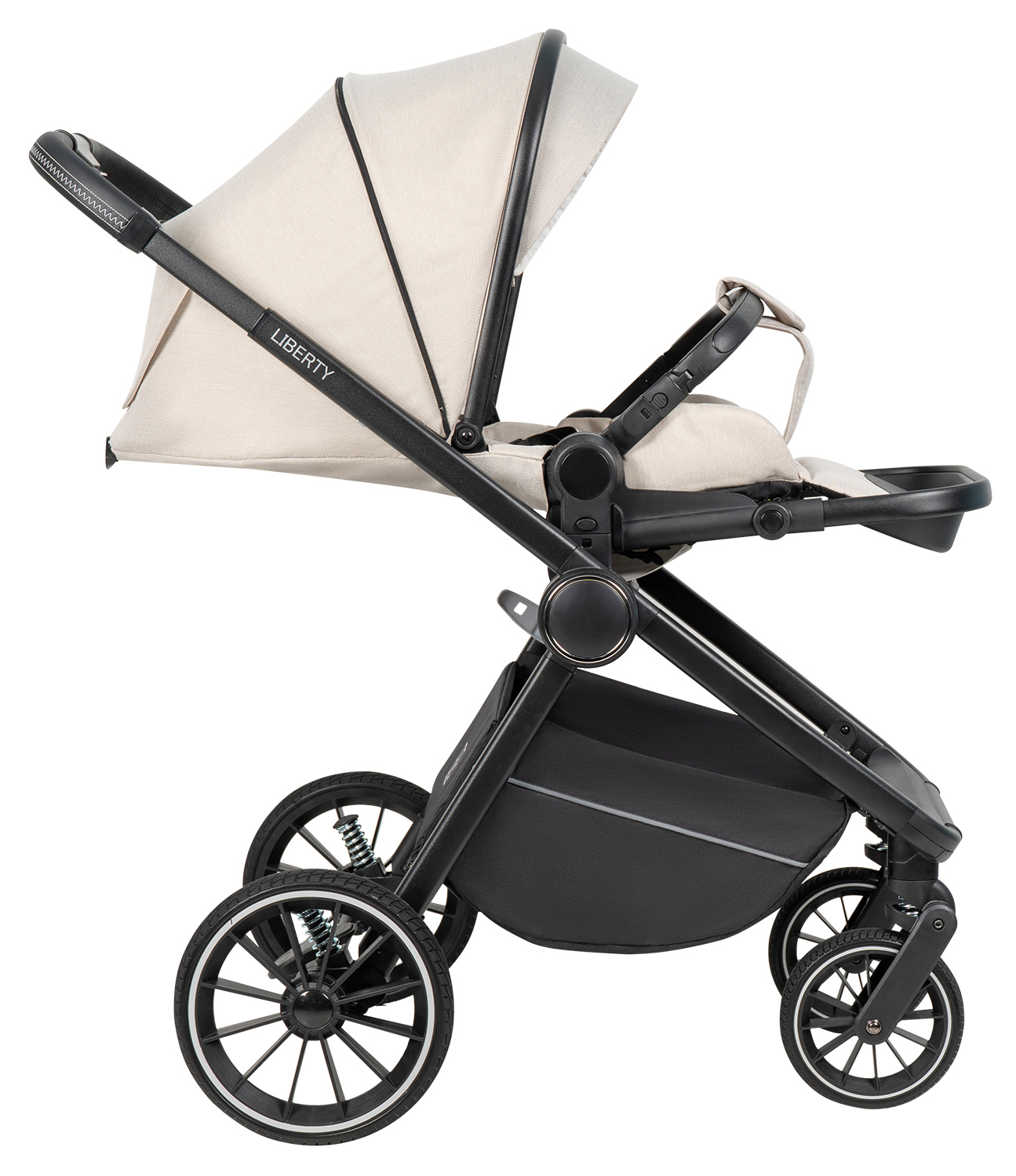 Коляска 3в1 Farfello Liberty бежевый - фото 26