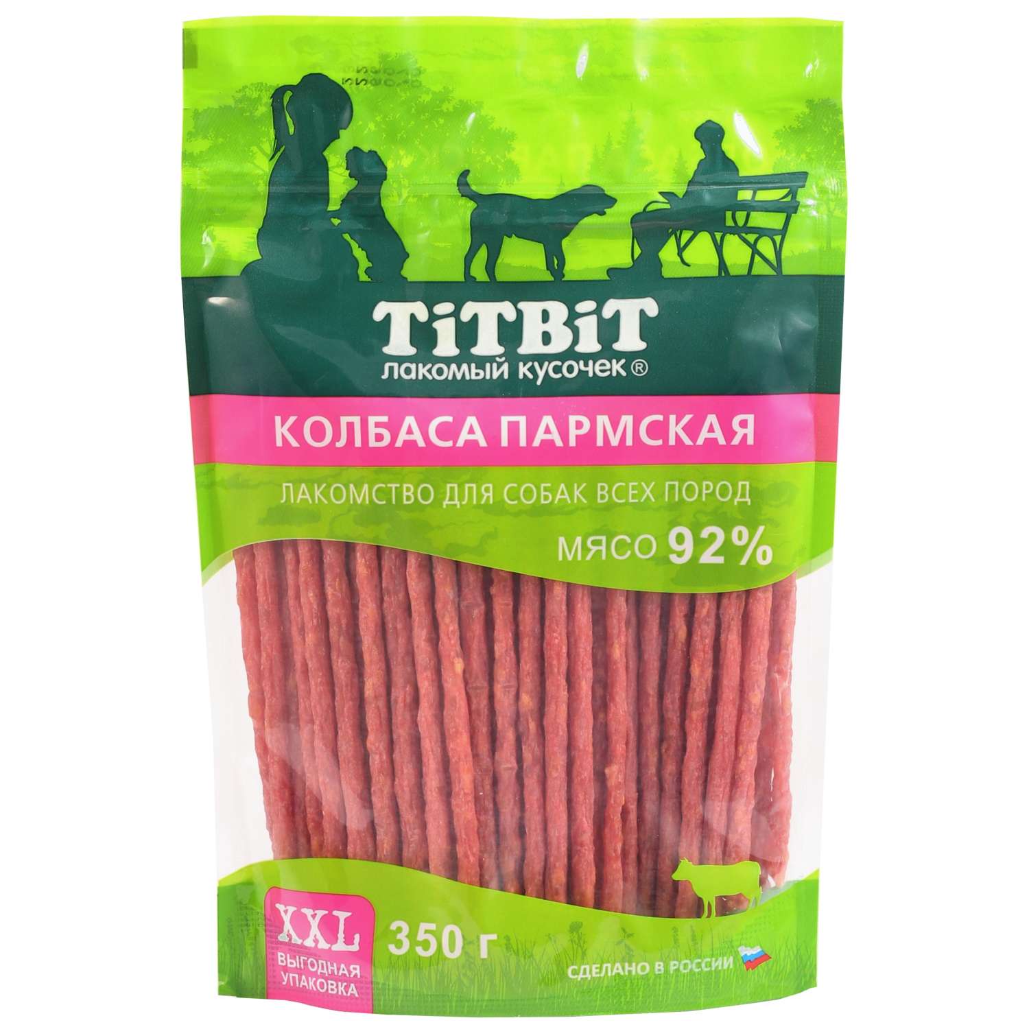 Лакомство для собак TITBIT 350г Колбаса Пармская для всех пород - фото 1