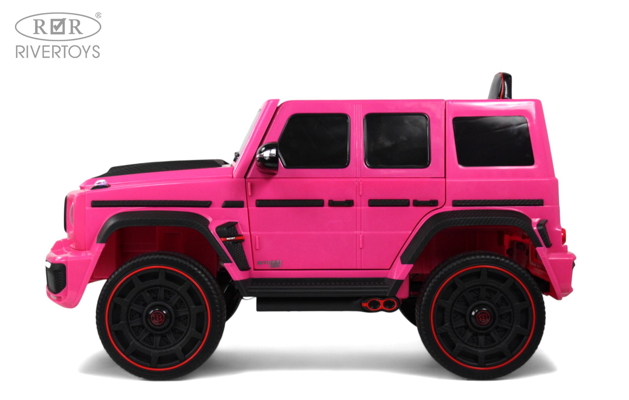 Электромобиль RIVERTOYS Mercedes Z999ZZ-PINK С пультом ДУ - фото 6