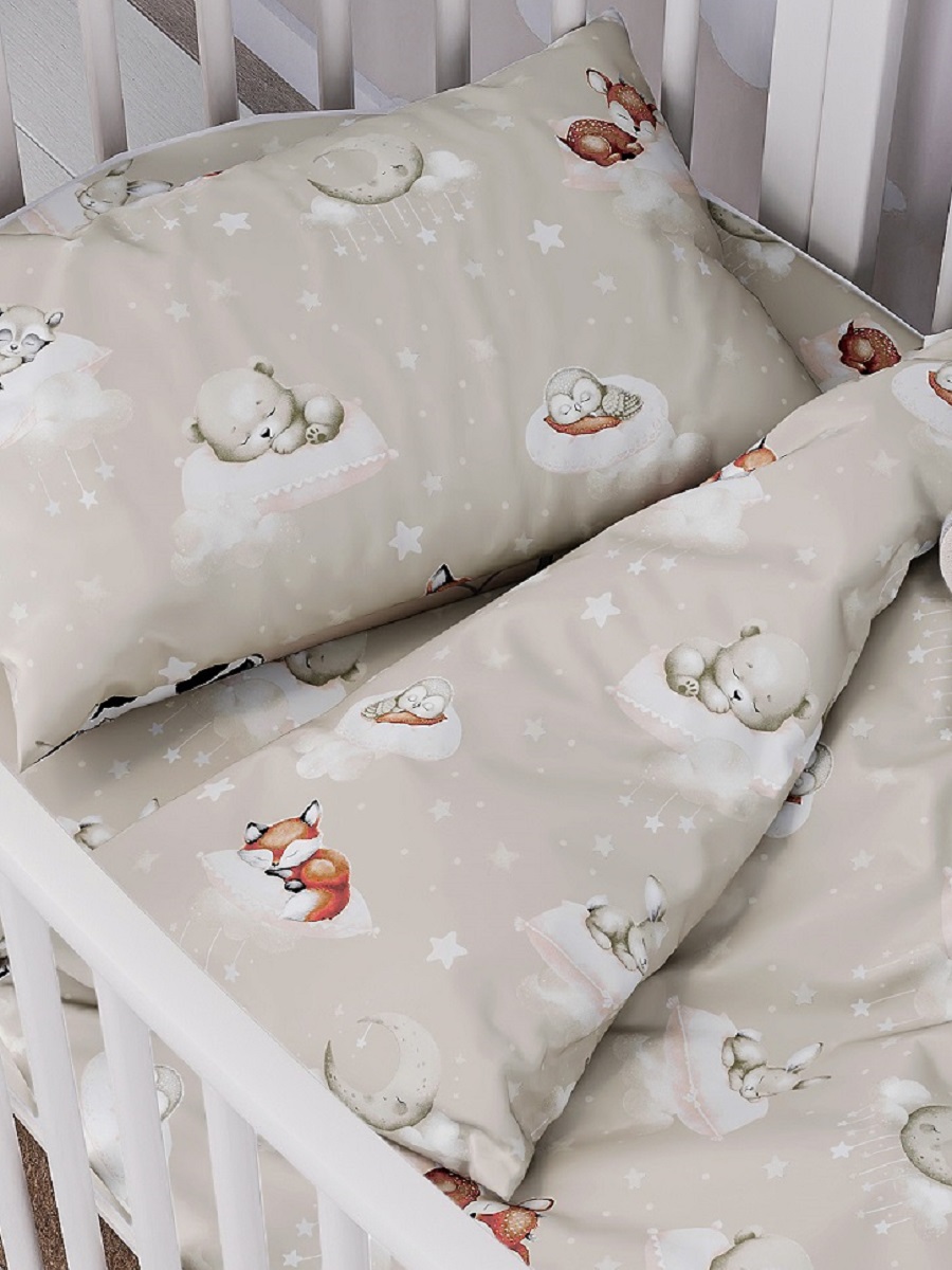 Комплект постельного белья Lemony kids Баю бай детский 3 предм. - фото 1