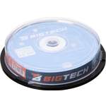 Носители информации Bigtech YCDRWB002 CD-RW/700 МБ/12x/10шт/уп cake box