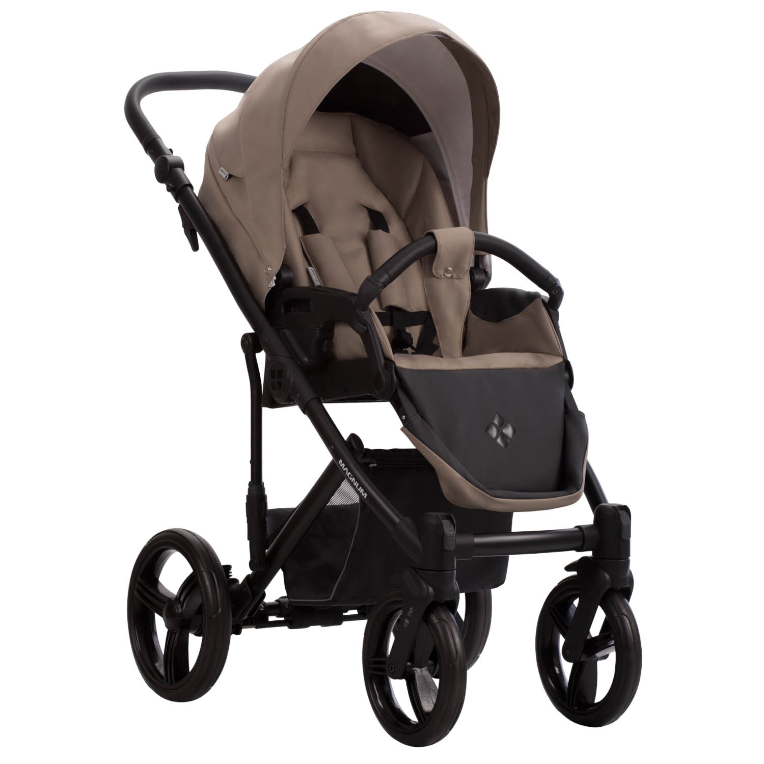 Коляска 2в1 Bebetto Magnum Light бежевый - фото 5