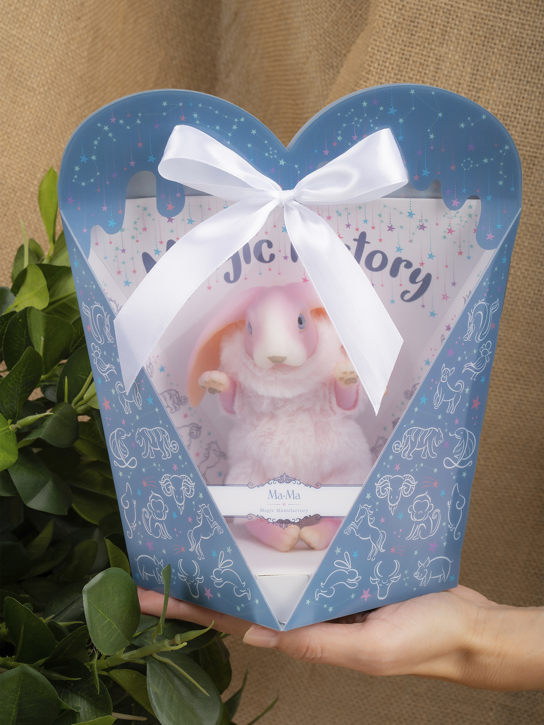 Кукла мини Magic Manufactory Magic history Зайчонок розовый высота 15 см 4631165602295 - фото 15