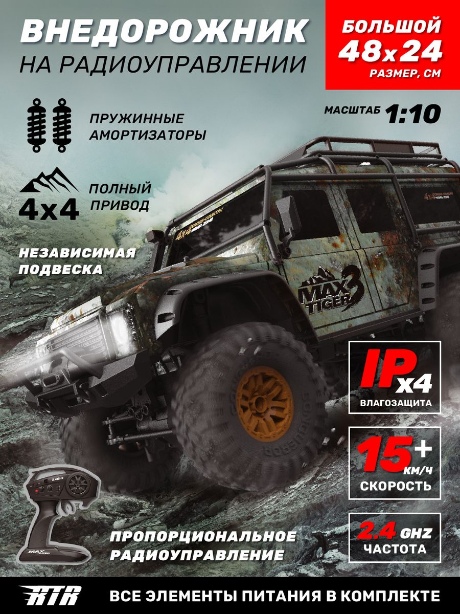 Внедорожник РУ AUTODRIVE 1:10 - фото 2