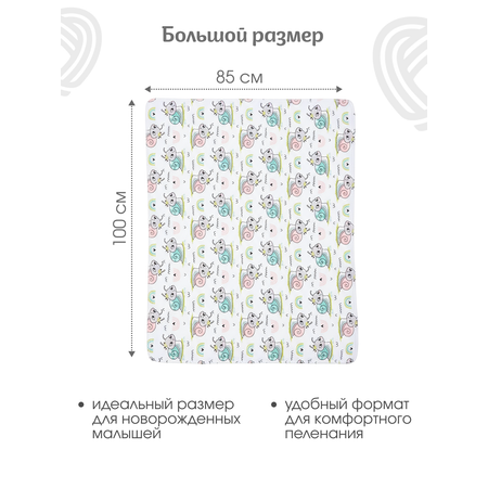 Пелёнка inlovery Восторг трикотаж 85х100 см 2 шт.