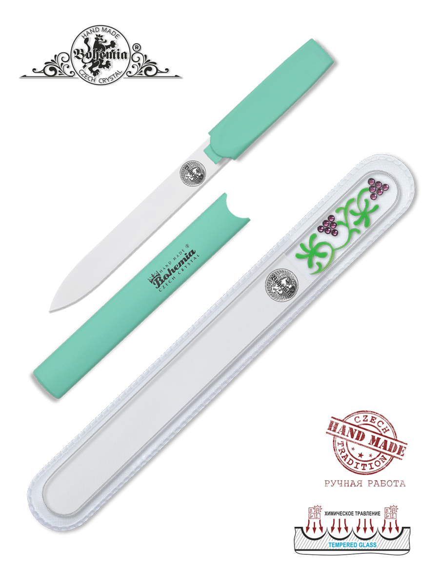 Маникюрный набор BOHEMIA Czech Glass Nail Files 2 предм. - фото 2