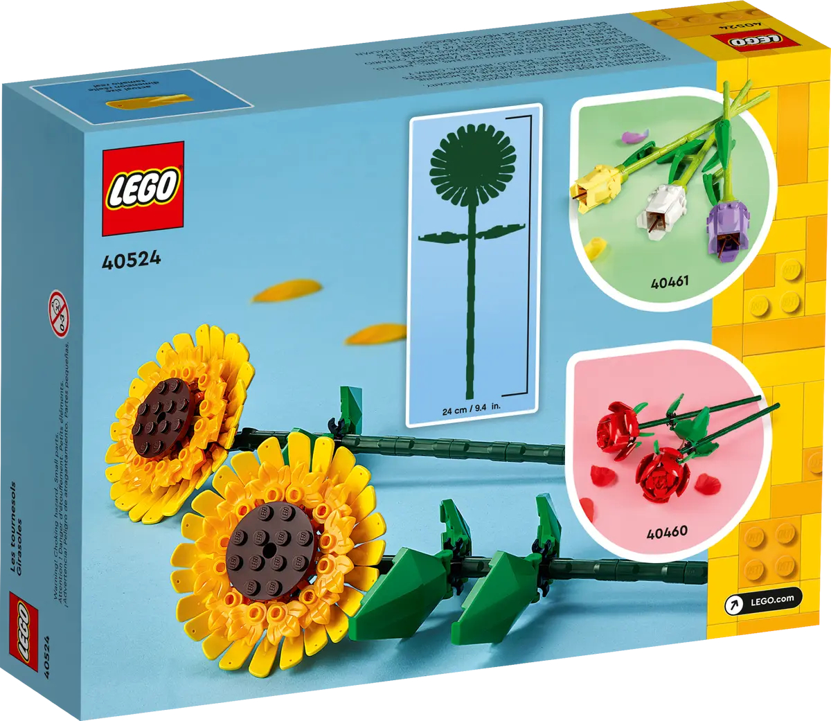 Конструктор LEGO Botanicals Подсолнухи 191 дет. - фото 4