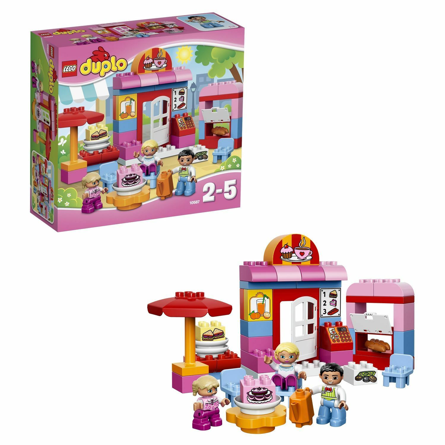 Конструктор LEGO DUPLO Town Кафе блочный - фото 1