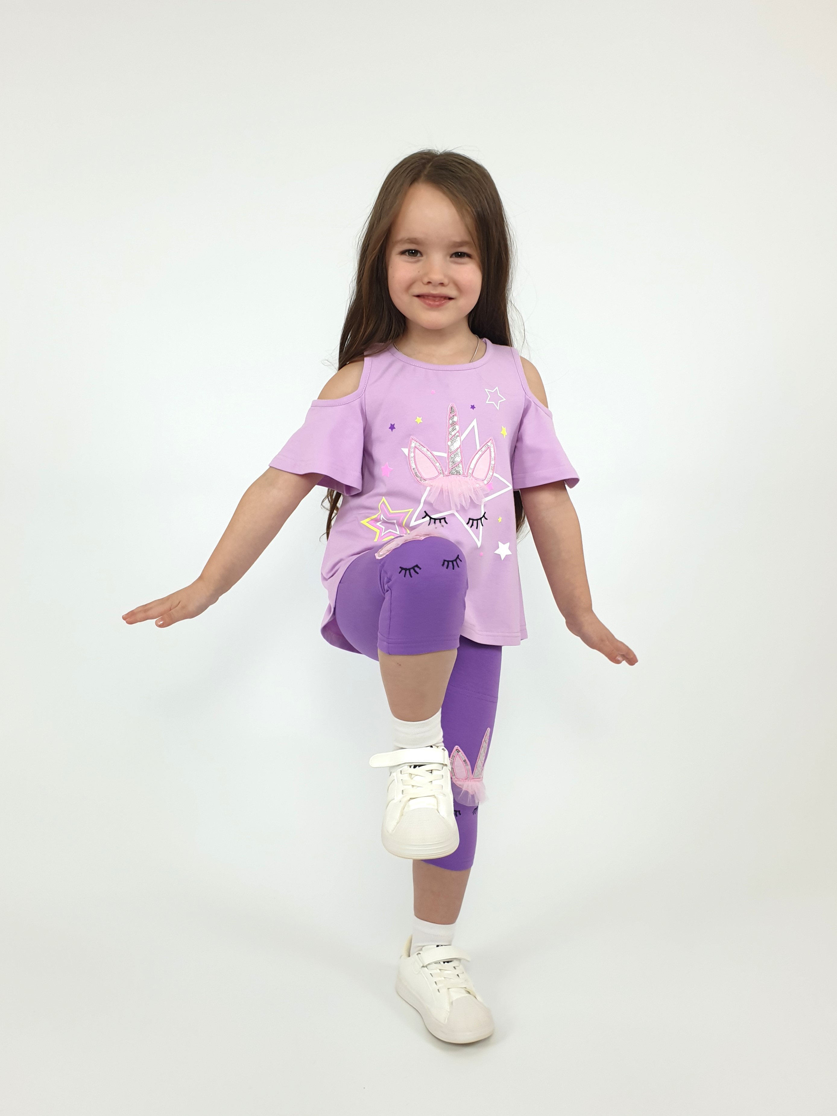 Футболка и леггинсы Luneva 02-124-5. - фото 5