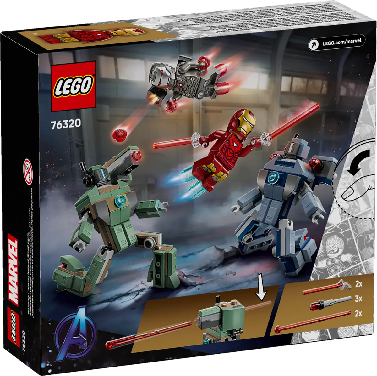 Конструктор LEGO Marvel Super Heroes 76320 204 дет. - фото 4
