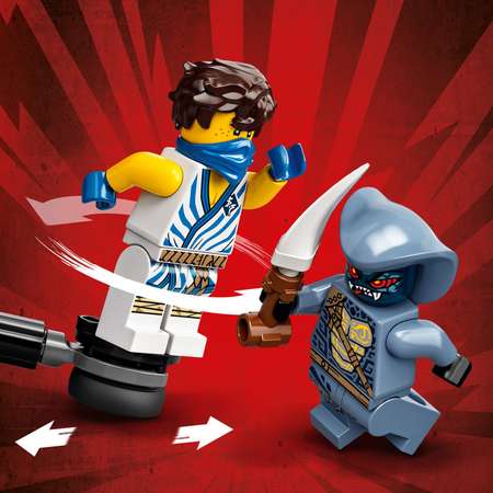 Конструктор LEGO NINJAGO Джей против воина-серпентина блочный