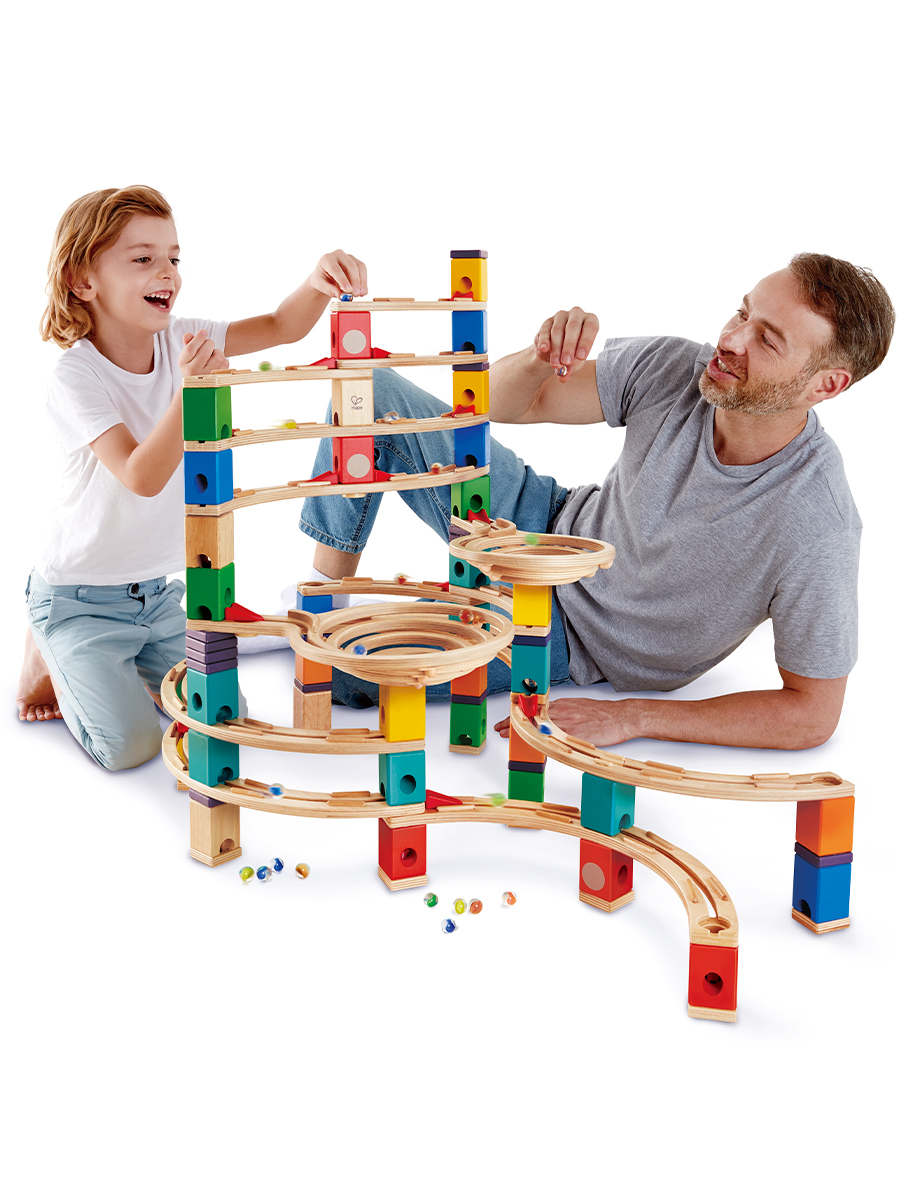 Конструктор Hape Гонки деревянный 202 дет. - фото 9