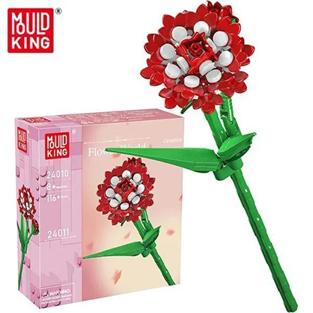 Конструктор Mould King Букет цветов Гвоздика - фото 12