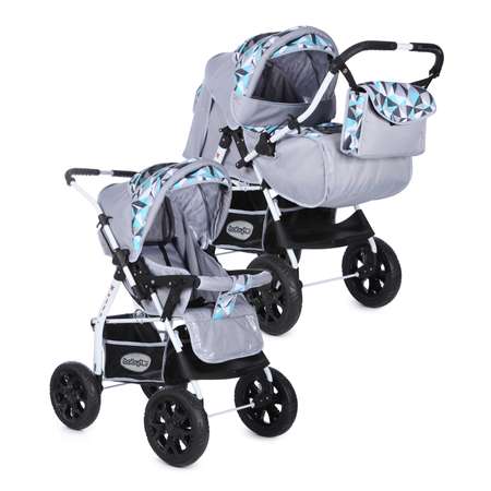 Коляска трансформер Babyton Melly Grey-Green