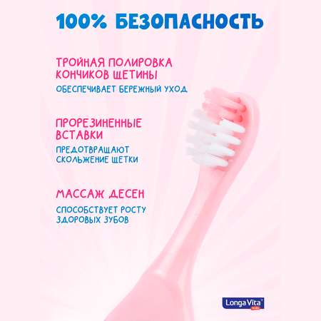 Зубная щетка Longa Vita Paw Patrol c 0месяцев в ассортименте T-1057
