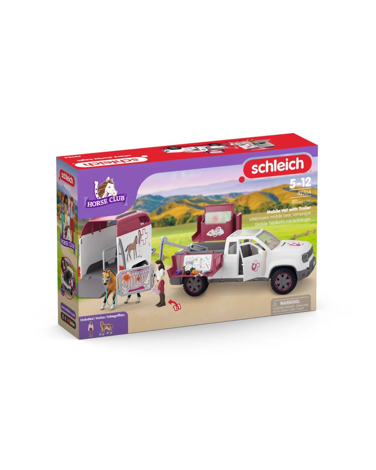 Игровой набор SCHLEICH Mobile vet with trailor - фото 7