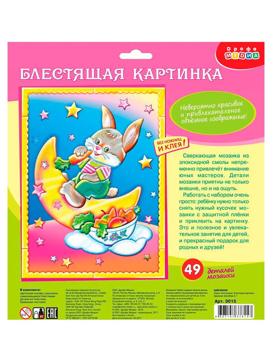 Набор для творчества Дрофа-Медиа аппликация - фото 1