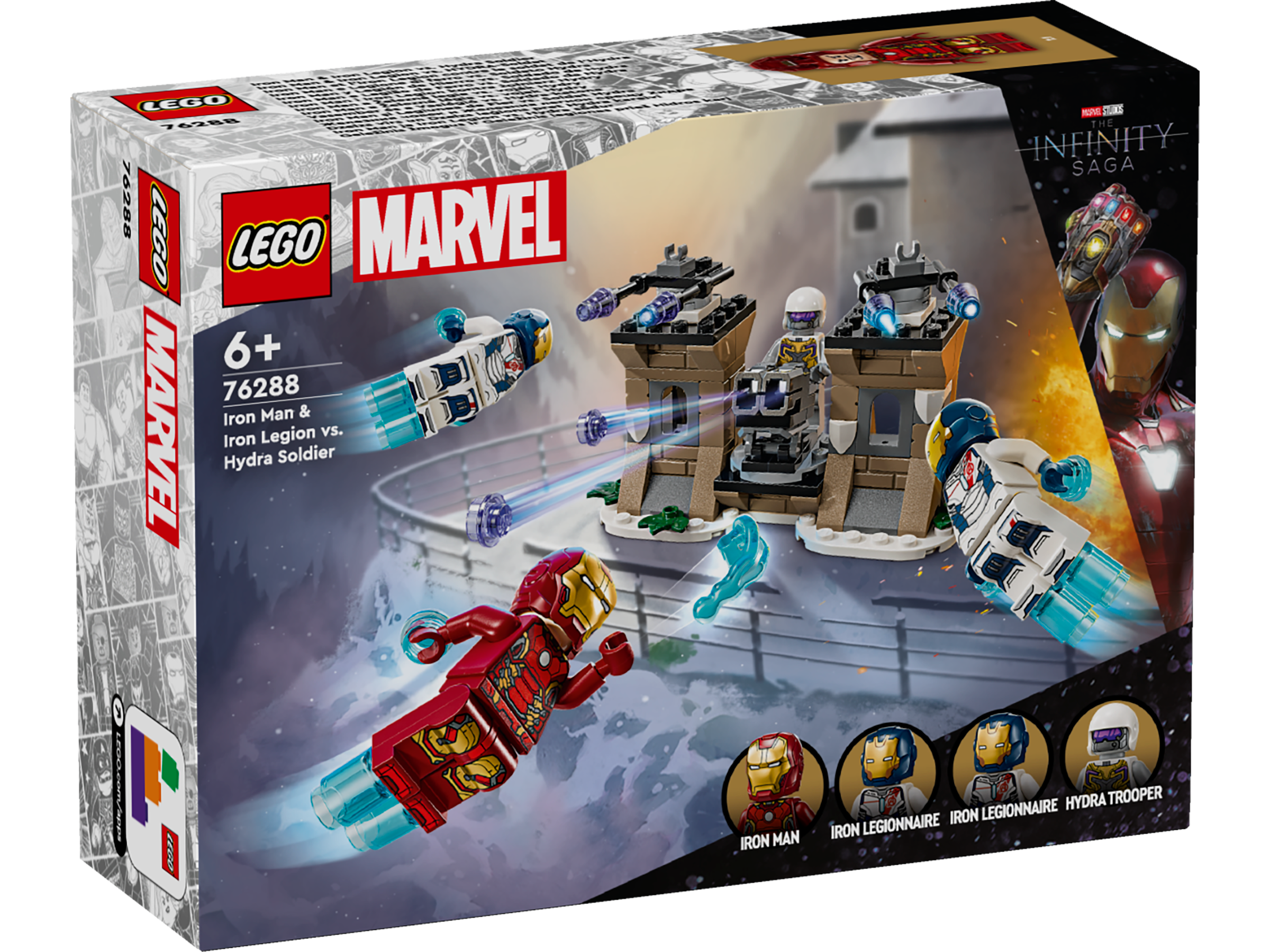 Конструктор LEGO Marvel Super Heroes Железный Легион против Гидры блочный - фото 3