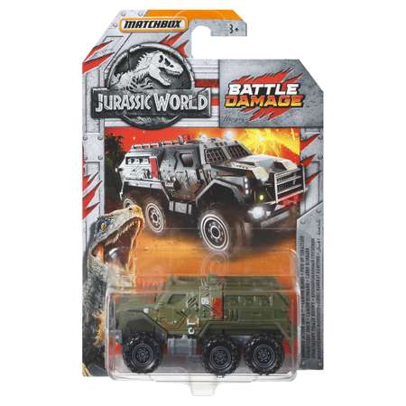 Боевая машина Matchbox Jurassic World Боевые раны в ассортименте