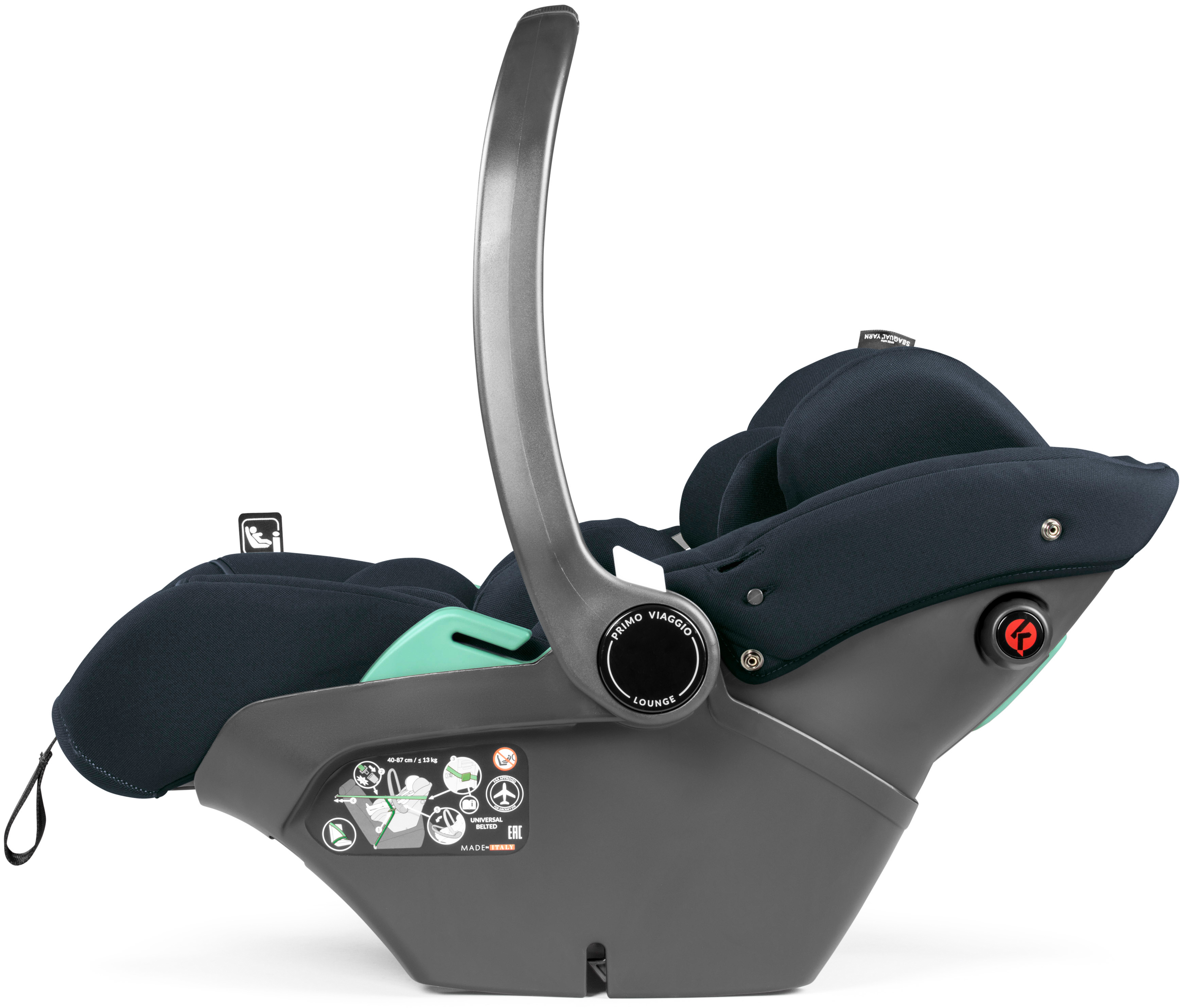 Автокресло Peg-Perego Lounge 0 (0 -13 кг) синий - фото 3