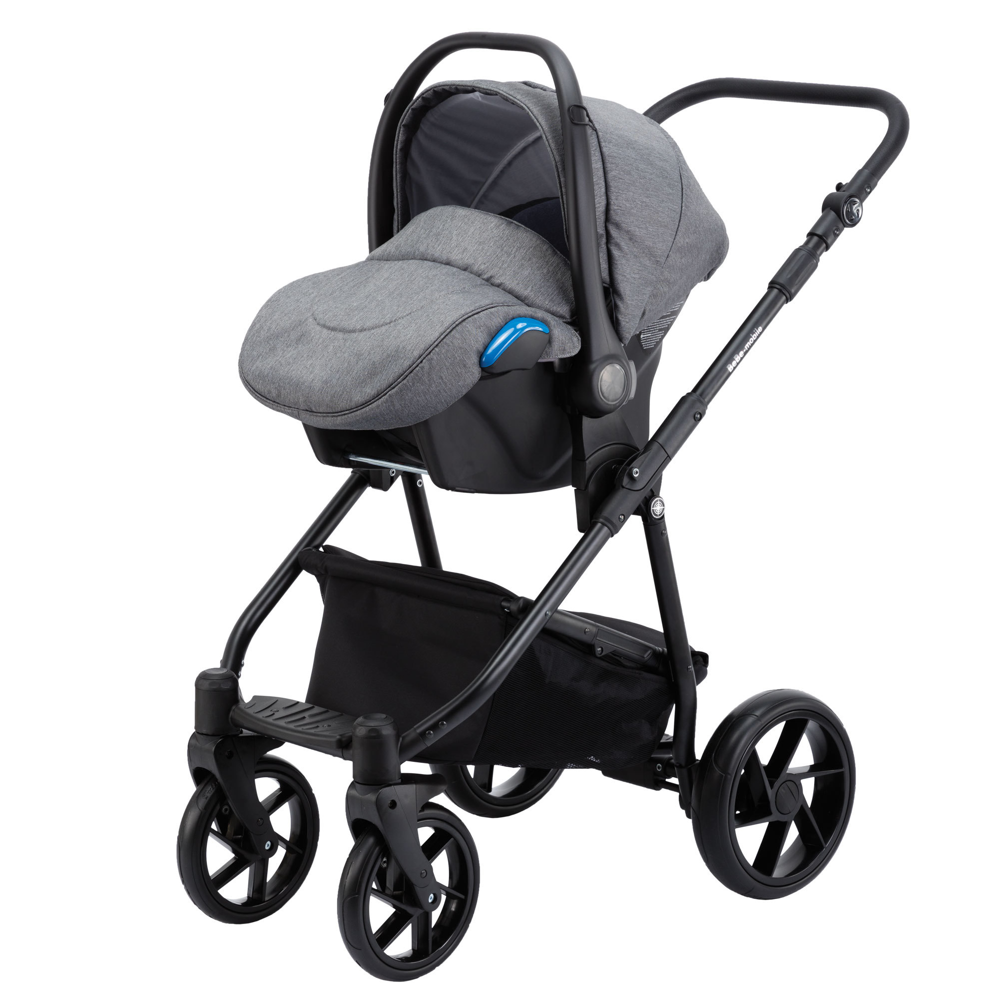 Коляска 3в1 BeBe-mobile серый - фото 3