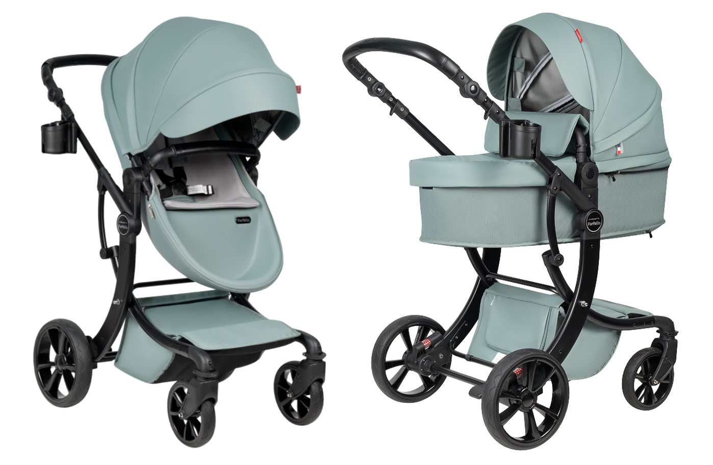 Коляска трансформер Aimile Spring бирюзовый - фото 9