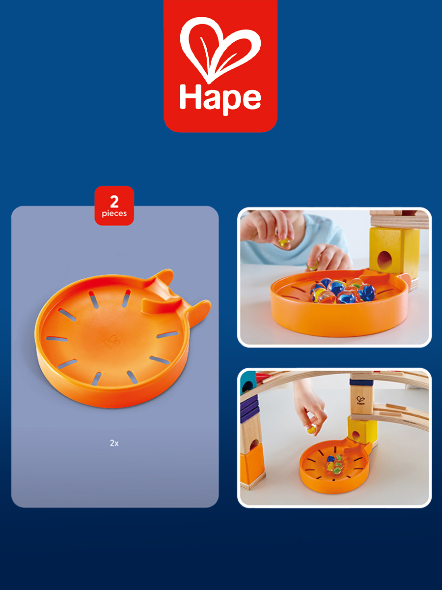 Конструктор Hape Гонки Ловители шариков деревянный 2 дет. - фото 2