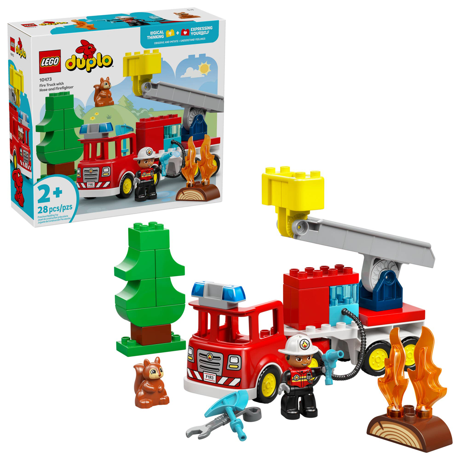 Конструктор LEGO DUPLO Пожарная машина 28 дет. - фото 1