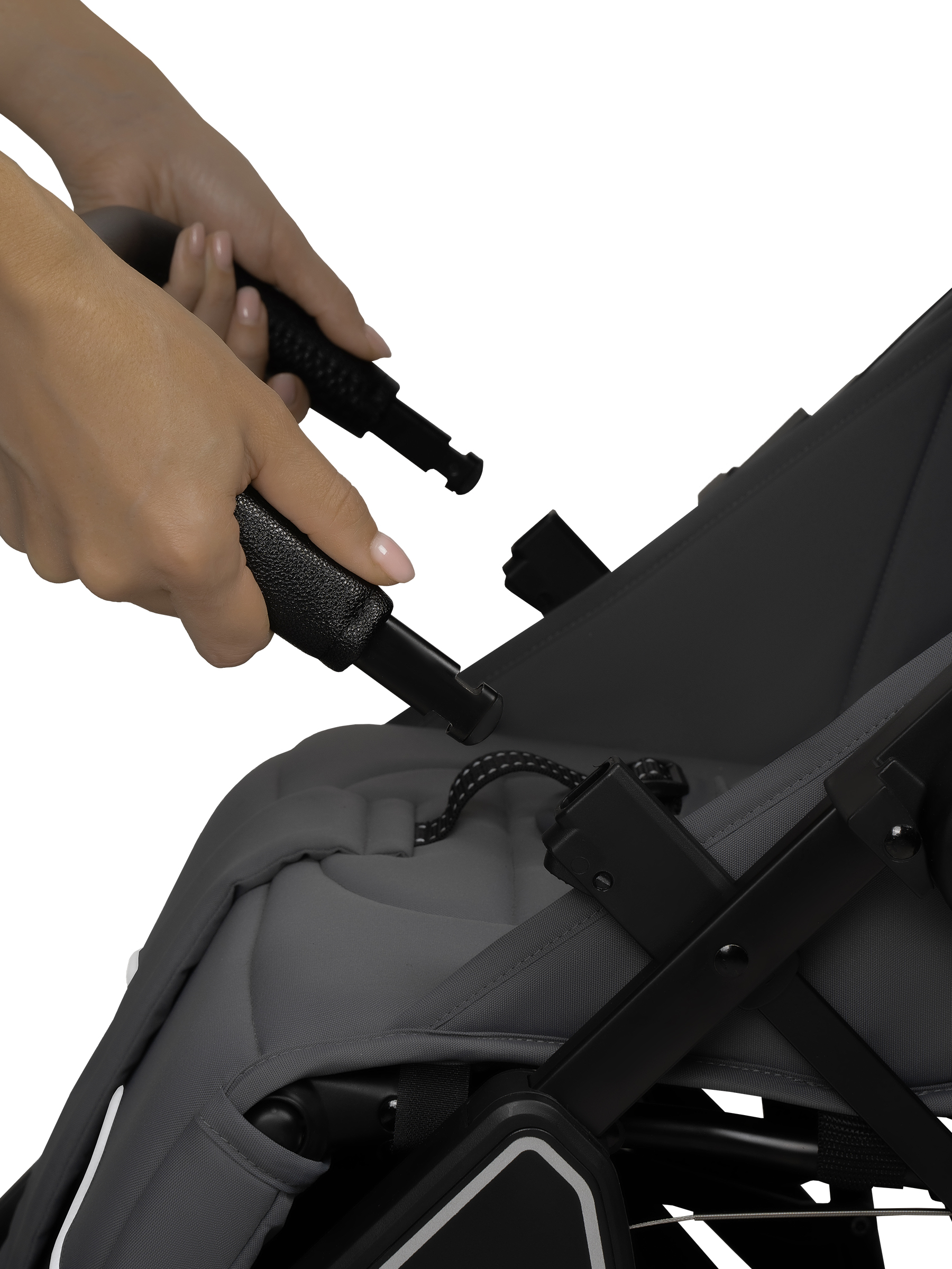 Коляска прогулочная JOVOLA Storm темно-серый - фото 30