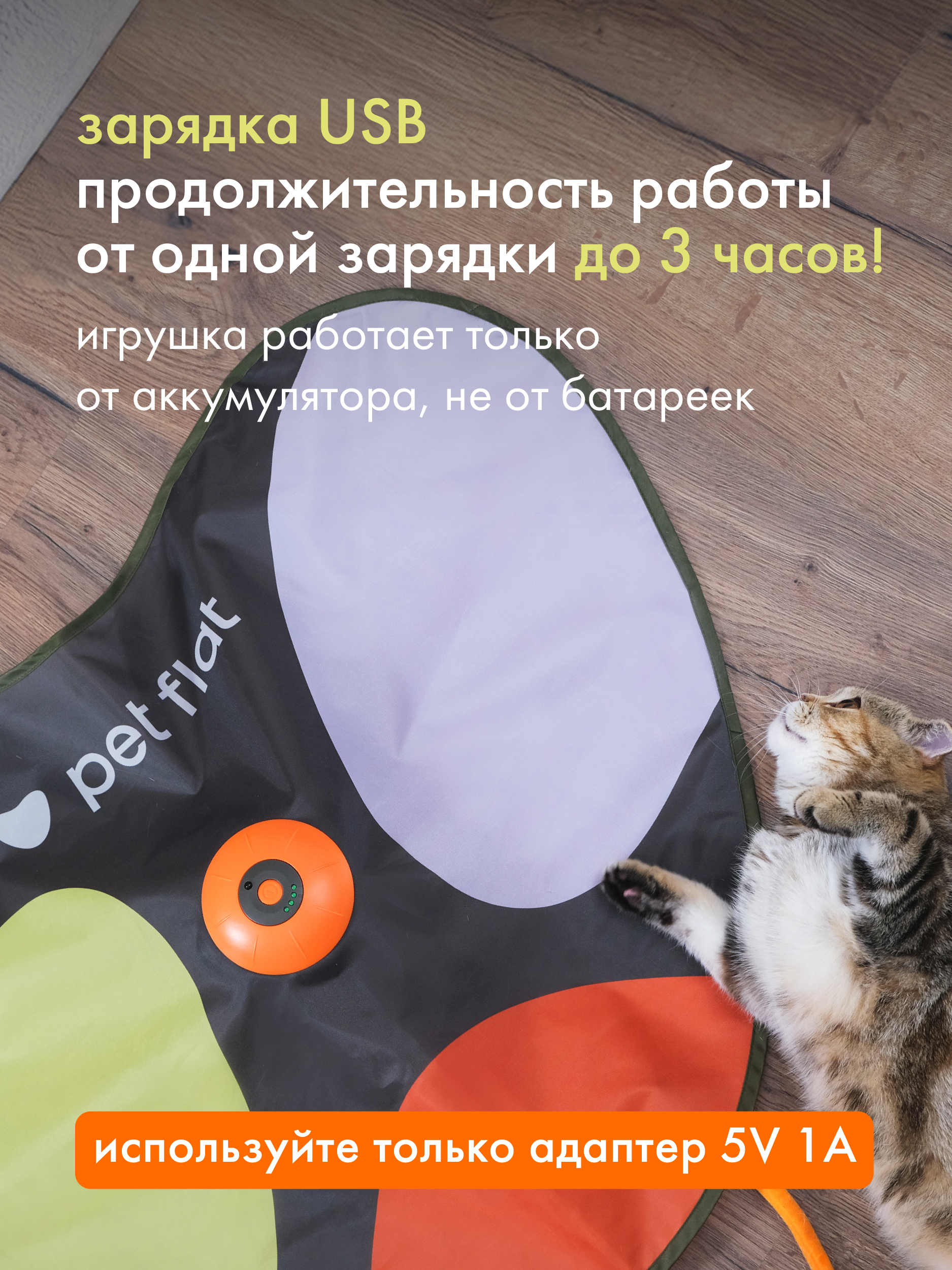 Интерактивная игрушка Pet Flat Дразнилка-прятки - фото 5