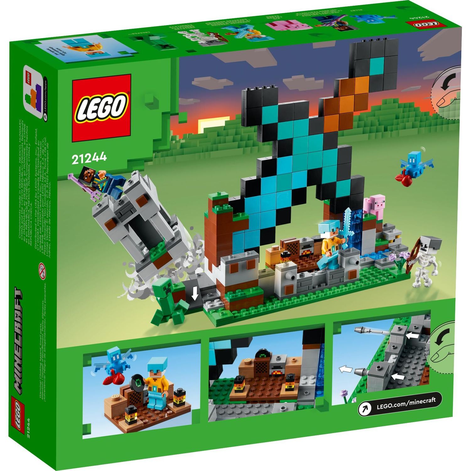 Конструктор LEGO Minecraft The Sword Outpost блочный - фото 8