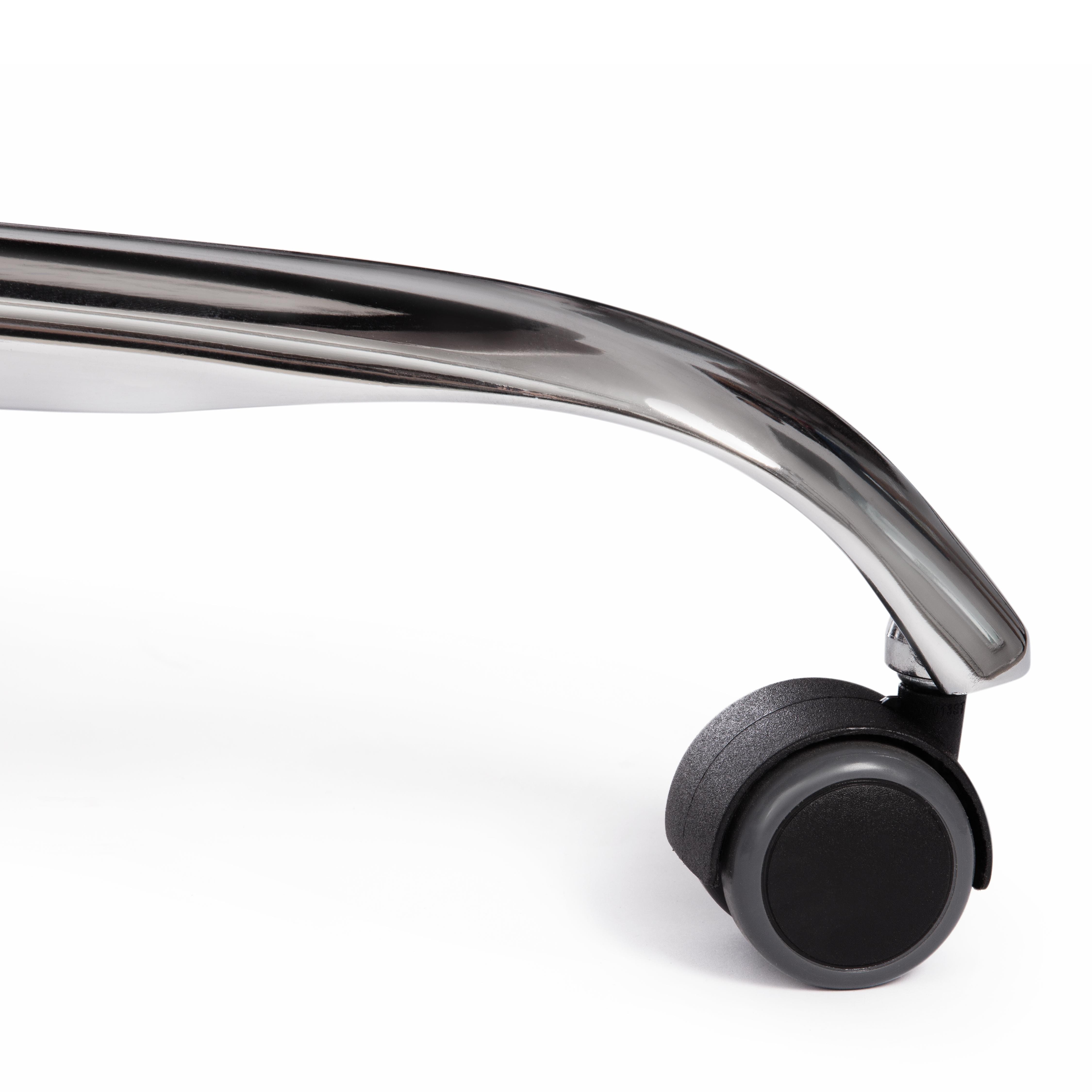 Компьютерное кресло TETCHAIR BERGAMO хром - фото 20