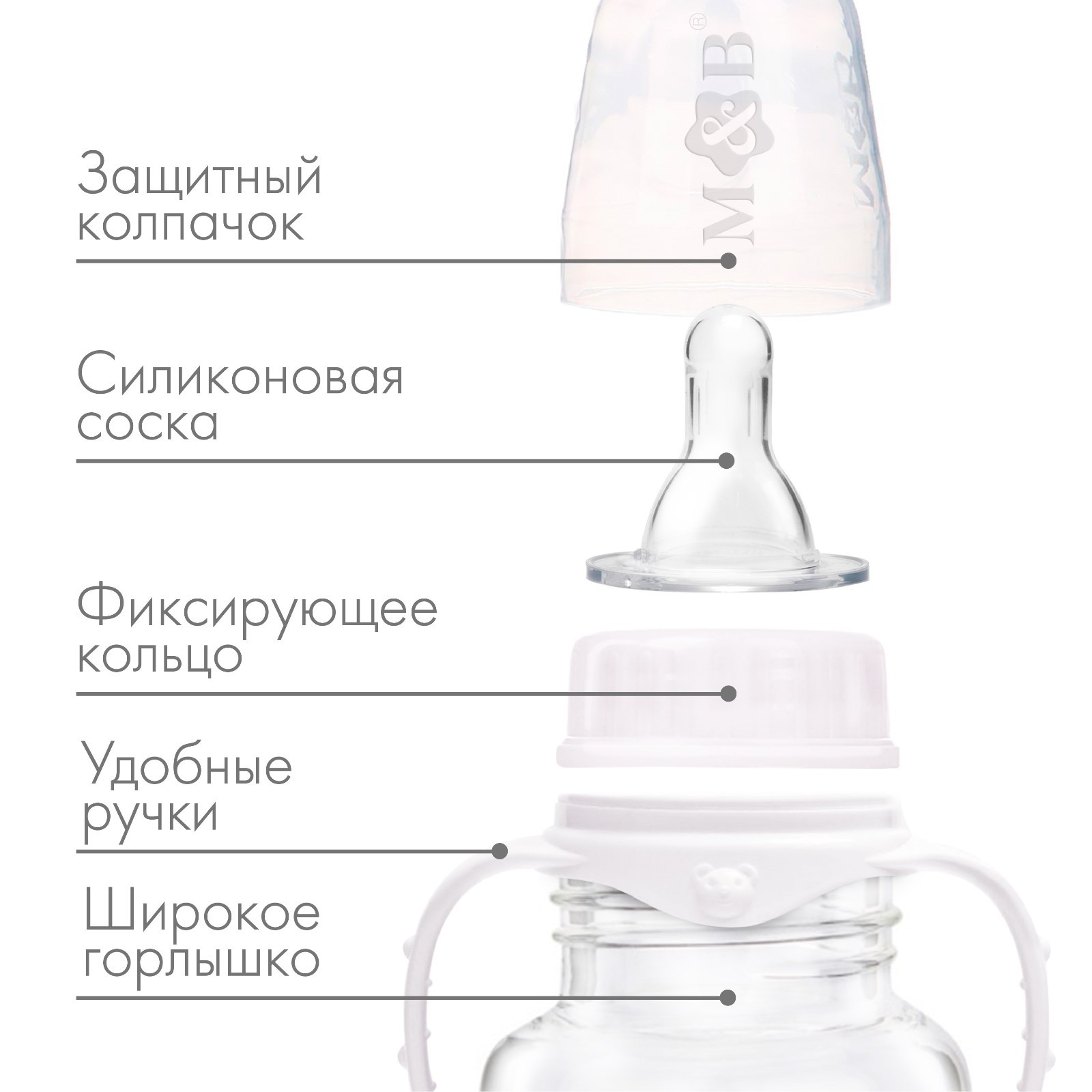 Бутылочка Mum and Baby 270 мл - фото 2